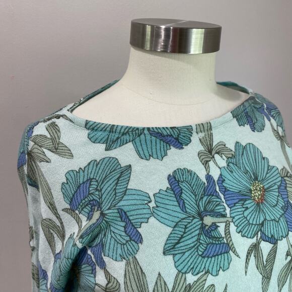 J. Jill Lightweight Soft Pullover Floral Print Sweater Size Small - Picture 5 of 12